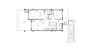 Планировка квартиры 2 спальни в ЖК OASIS LAGUNA 3 № 3